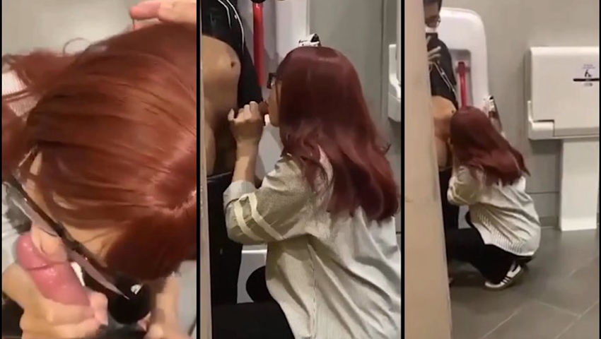 GenZ bây giờ bạo vkl . Đưa bé FWB 2k6 kính cận bú bu public trong toilet rap phim như chốn không người