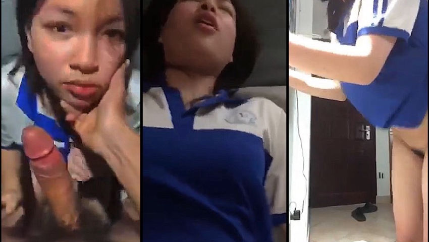 [Hot] Bảo Ngân nữ sinh  lộ clip địt nhau với bạn học khi còn mặc nguyên đồng phục trường