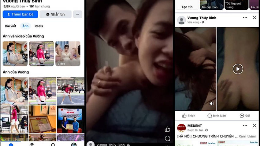 [Hot] Vương Thuý Quỳnh vượt mức pickleball lỡ tay ấn nhầm đăng clip địt lên story FaceBook úp thìa rên la cực dâm