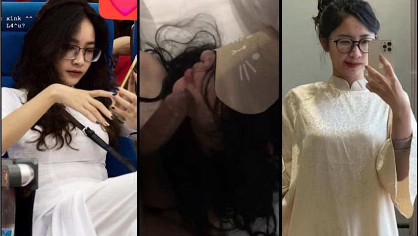 Trần Gia Như 2k cựu sinh viên kinh tế quốc dân NEU khoa BBae Lộ clip làm nô lệ tình dục bịt mắt địt rên la