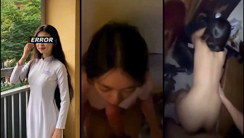 Bảo Như nữ sinh THPT Lý Thường Kiệt cắm sừng ny bị leak clip lên mạng bú cu doggy rên la khẩu dâm ngay tại trọ