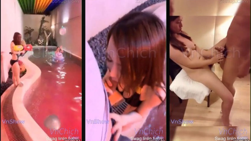 Buổi trưa nóng nực dẫn các em mi nơ đi tắm hồ bơi mát mẻ ~ Sex VnChich