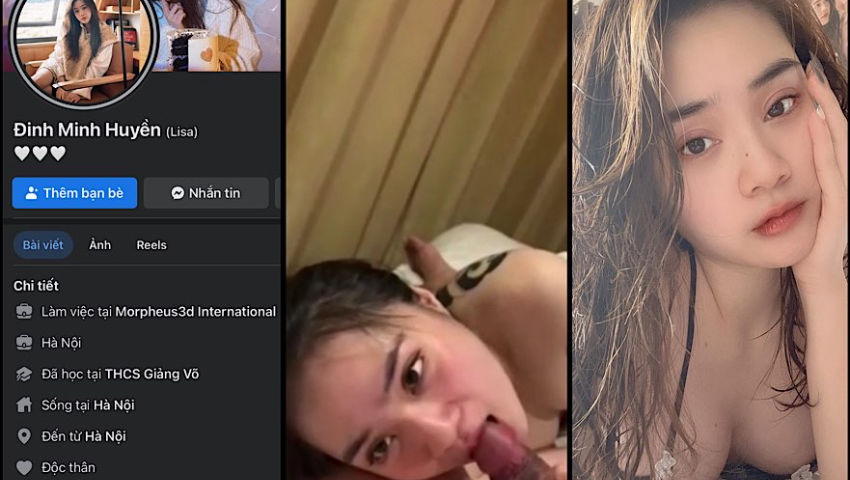 Đình Minh Huyền múi mít xăm trổ Hà Nội lộ clip địt nhau với anh trai xã hội . Lổ đít to thế kia chắc hay some chịch lắm