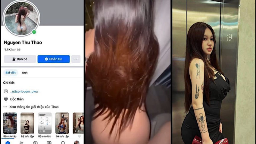 LEAK Clip sex Hotgirl Nguyễn Thu Thảo IG @nttconbuom_uu Địt nhau vú to lồn múp vs trai Part 1